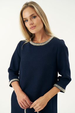 Платье URS 24-377-2 синий  фото 14