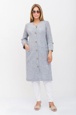 Кардиган 1-660/светло-серый - Злата Стиль фото 7