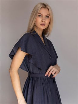 платье лен 57%, вискоза 43% - Волтри фото 8