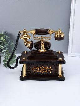 Шкатулка музыкальная механическая «Ретро телефон», 20×14.5×21.5 см