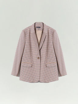 ЕМКА / Однобортный жакет с замшевой вставкой - Emka фото 3