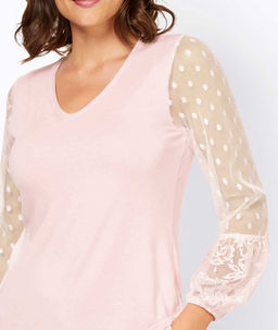 Блузка, светло-розовая - Ashley brooke фото 5