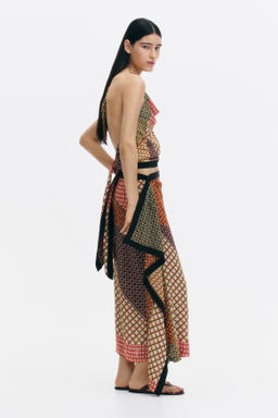 Top halter con escote drapeado - H&m фото 5