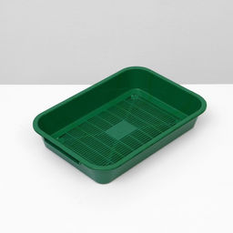 Туалет средний с сеткой 36 х 26 х 6,5 см, зеленый, - Simaland фото 3