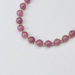 Браслет регулируемый из Рубина от 16 см