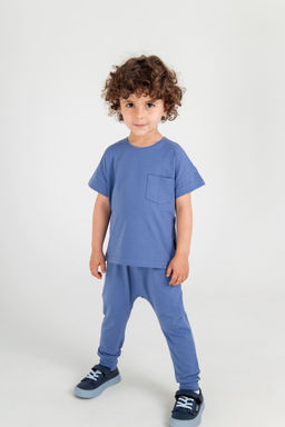 Брюки со спущенным шагом Деним - Bungly фото 2