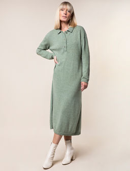 VILATTE / Платье тонкой вязки с шерстью