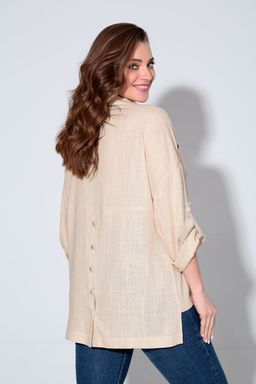 Блуза Liona Style 830 бежевый  фото 4