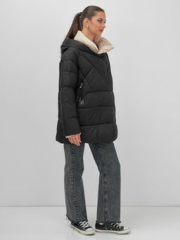 Куртка зимняя HaiLuoZi женская черная утеплитель 200 г/м² - Mtforce фото 6