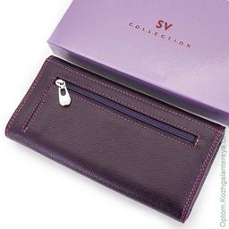 Большой женский кожаный кошелек SV СВ 1001-1003 - Sergio valentini фото 4