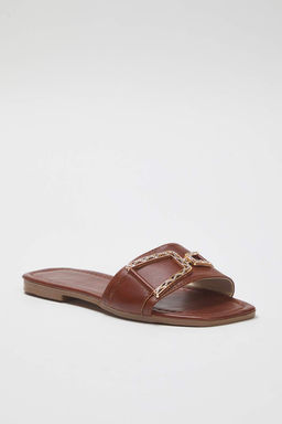 Trendyolmilla Shoes Siyah Aksesuar Detayl? Duz Kad?n S?k Terlik TAKSS25TE00047  фото 10