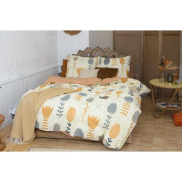 Постельное бельё Этель евро Autumn flowers 200*217 см, 240*220 см, 70*70 см - 2 шт  фото 2