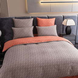 Комплект постельного белья Люкс Сатин 100% хлопок A364 Евро 4 Наволочки