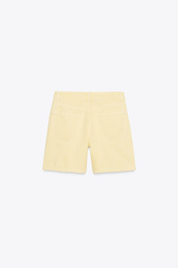 TRF MID-WAIST DENIM BERMUDA SHORTS - Zara фото 26