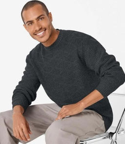 Мужской пуловер крупной вязки LIVERGY