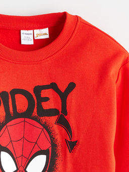 Spider-Man Bask?l? Erkek ?ocuk Sweatshirt