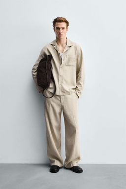 FLOWING LYOCELL-LINEN TROUSERS