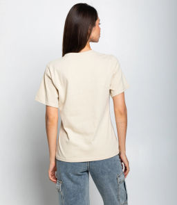 Футболка #КТ643 (1), светло-бежевый
