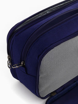 Kristaller Косметичка дорожная мужская Travel Have a good trip, синий