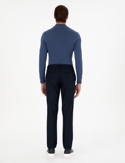 Lacivert Ex. Slim Fit Kuma_ Pantolon