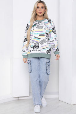 Джинсы Артемиса (голубые) Б8608 - Lt collection фото 7