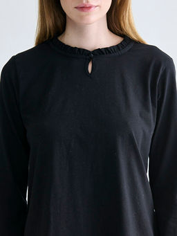 F?rf?rl? Bisiklet Yaka Bluz