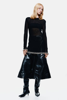 Top de rejilla con cuentas - H&m фото 4