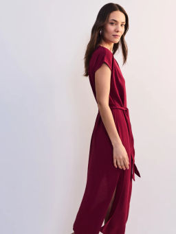 Платье миди с треугольным вырезом ZR2605012921-91 / Zarina