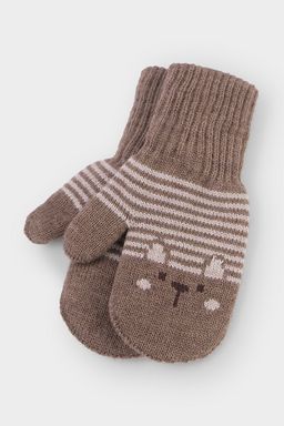 КВ 10012/ш/темно-бежевый, варежки