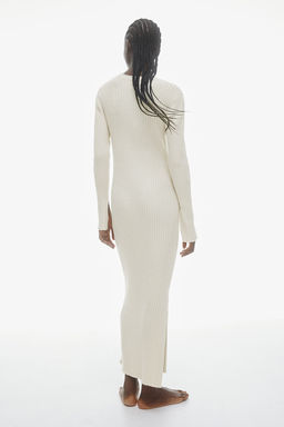 Vestido largo en punto de canale - H&m фото 4