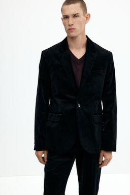 Americana de terciopelo Regular Fit - H&m фото 3