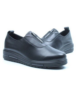 03-5069 BLACK Полуботинки женские (натуральная кожа)