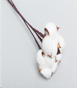 Цветок искусственный 3 штуки 30 см белый / FD-820 /уп 12/600/