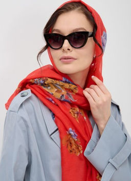 хлопок с вискозой Большой, красивый палантин