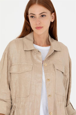 Женская светло-розовая куртка - U.s. polo assn фото 3