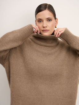 Свитер из кашемира женский 03-25-201-0C капучино