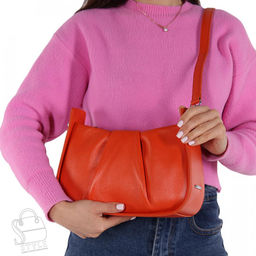 Сумка женская кожаная 98086 orange Velina Fabbianno-Safenta/30 в Новосибирске