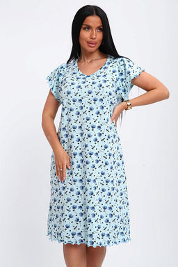 Сорочка женская (01064 синий) - Плиона фото 51