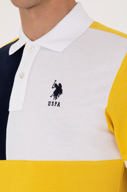 Erkek Regular Fit Polo Yaka Koyu Sar_ Ti__rt Sepette S_rpriz _ndirim - U.s. polo assn фото 7