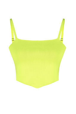 Sar? Crop Arkas? Baglama Detayl? Triko Bluz TWOSS24BZ00143 - Trendyolmilla фото 7