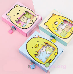 Блокнот на замке Sumikko gurashi