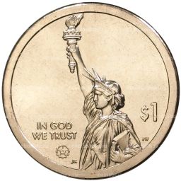 1 доллар 2020 года P США Американские инновации  Переменная шкала Гербера