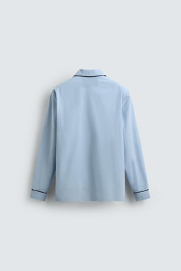 JACQUARD PYJAMA POLO SHIRT - Zara фото 8
