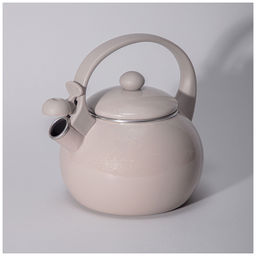 ЧАЙНИК AGNESS ЭМАЛИРОВАННЫЙ СО СВИСТКОМ СЕРИЯ CHARM, 2,2Л