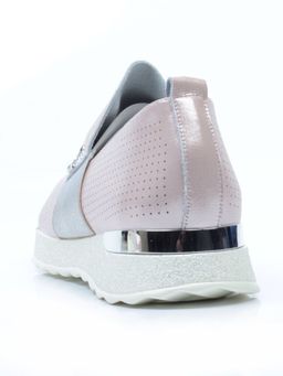 07-D08 PINK Слипоны женские (натуральная кожа) - Фабричный китай фото 7