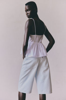 Top de tirantes con ribete de encaje - H&m фото 7