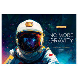 Альбом для рисования Greenwich Line 40л. на скрепке, 120 г/м "Weightlessness" (PS40s-50684) обложка картон