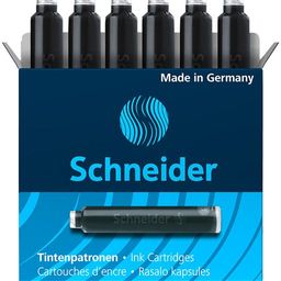 Картриджи для перьевой ручки черные, набор из 6шт. (Schneider, 6601)