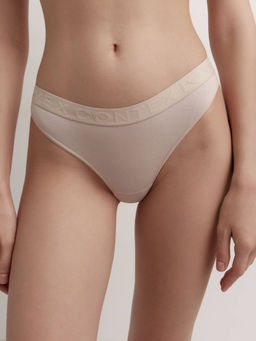 CONTE FLEXIBLE LBR 2239 Трусы бразилиана из бабука light almond-love