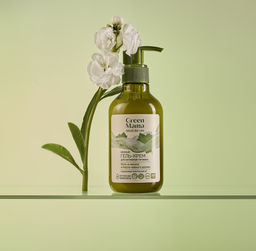 Нежный гель-крем для интимной гигиены «Мать-и-Мачеха и масло чайного дерева» 300 мл - Green mama фото 2